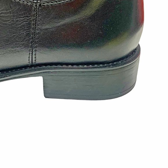 AQUATALIA by Marvin K Undy Black Woven Elastane & Leather Riding Boot - Picture 7 of 13